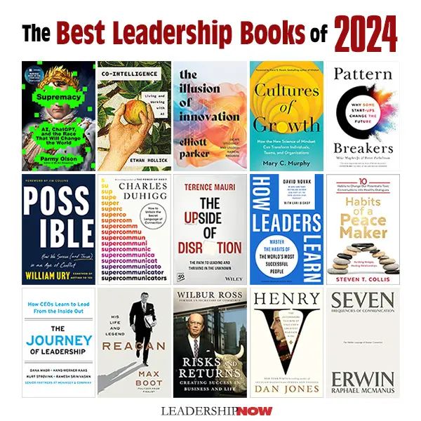 Michael McKinney (@leadershipnow) on Twitter photo The Best Leadership Books of 2024 bit.ly/3OOAr3W
Authors: <a href="/cduhigg/">Charles Duhigg</a> <a href="/WilliamUryGTY/">William Ury</a> <a href="/erparker/">Elliott Parker</a> <a href="/emollick/">Ethan Mollick</a> <a href="/mcmpsych/">Mary C. Murphy (marycmurphy.bsky.social)</a> <a href="/m2jr/">Mike Maples, Jr</a> <a href="/localvc/">Peter Ziebelman</a> <a href="/terencemauri/">Terence Mauri</a> <a href="/steventcollis/">Steven T Collis</a> <a href="/erwinmcmanus/">Erwin Raphael McManus</a> <a href="/DavidNovakOGO/">David Novak</a> <a href="/laribishop/">Lari Bishop</a> <a href="/parmy/">Parmy Olson</a> <a href="/MaxBoot/">Max Boot šŗš¦šŗšø</a> <a href="/WilburRoss/">Wilbur Ross</a> <a href="/dgjones/">Dan Jones</a> <a href="/portfoliobooks/">Portfolio Books</a> <a href="/WileyBusiness/">Wiley Business</a> The Best Leadership Books of 2024 bit.ly/3OOAr3W
Authors: <a href="/cduhigg/">Charles Duhigg</a> <a href="/WilliamUryGTY/">William Ury</a> <a href="/erparker/">Elliott Parker</a> <a href="/emollick/">Ethan Mollick</a> <a href="/mcmpsych/">Mary C. Murphy (marycmurphy.bsky.social)</a> <a href="/m2jr/">Mike Maples, Jr</a> <a href="/localvc/">Peter Ziebelman</a> <a href="/terencemauri/">Terence Mauri</a> <a href="/steventcollis/">Steven T Collis</a> <a href="/erwinmcmanus/">Erwin Raphael McManus</a> <a href="/DavidNovakOGO/">David Novak</a> <a href="/laribishop/">Lari Bishop</a> <a href="/parmy/">Parmy Olson</a> <a href="/MaxBoot/">Max Boot šŗš¦šŗšø</a> <a href="/WilburRoss/">Wilbur Ross</a> <a href="/dgjones/">Dan Jones</a> <a href="/portfoliobooks/">Portfolio Books</a> <a href="/WileyBusiness/">Wiley Business</a>
