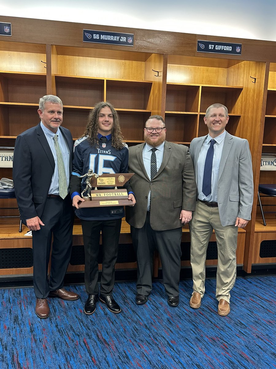 Dr. Justin Perry (@jperry_2) on Twitter photo CONGRATULATIONS to Tyler Thompson, 2024 4A Mr. Football! Not often you see a non-Senior win this prestigious award! Tyler is a great QB but an even better guy and teammate. <a href="/16TylerThompson/">Tyler Thompson 2026 QB</a> <a href="/CoachTOsteen/">Thomas Osteen</a> <a href="/jacobsorrells84/">Jacob Sorrells</a> <a href="/mchs_tigerstn/">Marshall County High School (TN)</a> <a href="/MCHS_Fball/">Marshall County Football</a> <a href="/MarshallCoSch/">Marshall County Schools</a> CONGRATULATIONS to Tyler Thompson, 2024 4A Mr. Football! Not often you see a non-Senior win this prestigious award! Tyler is a great QB but an even better guy and teammate. <a href="/16TylerThompson/">Tyler Thompson 2026 QB</a> <a href="/CoachTOsteen/">Thomas Osteen</a> <a href="/jacobsorrells84/">Jacob Sorrells</a> <a href="/mchs_tigerstn/">Marshall County High School (TN)</a> <a href="/MCHS_Fball/">Marshall County Football</a> <a href="/MarshallCoSch/">Marshall County Schools</a>