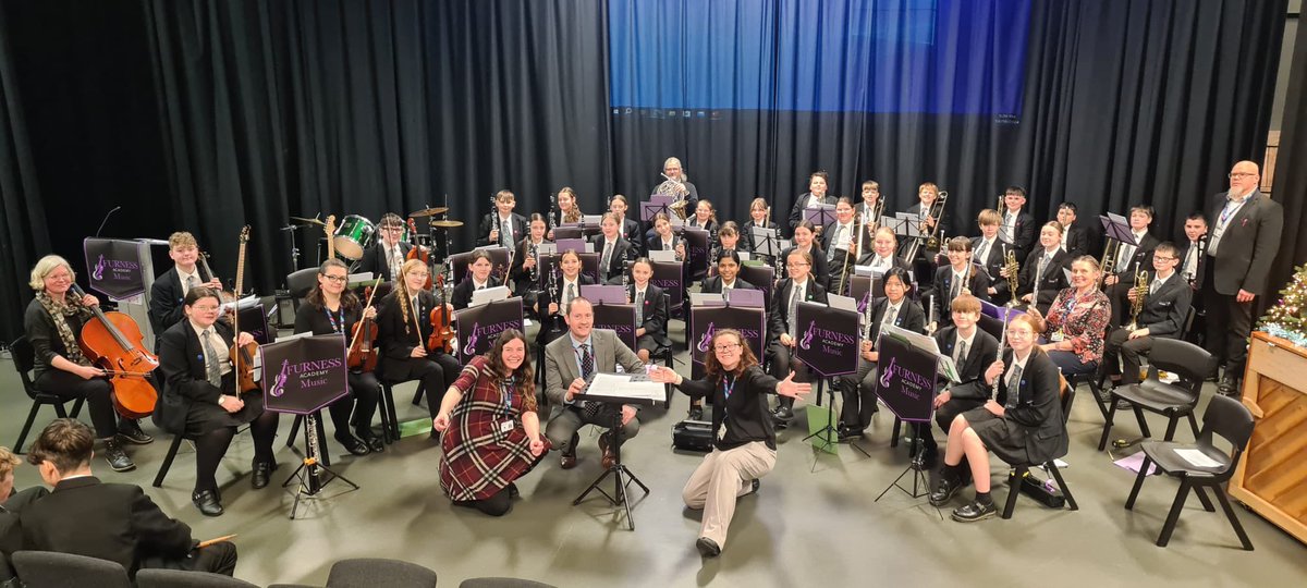 So so proud of our wonderful students today! What a Winter Concert! To think where we have come in just over 2 years!!! Thank you to everyone who came to support the evening and to our most wonderful team! 💜🎶🎄🎶💜 <a href="/FurnessAcademy/">Furness Academy</a> <a href="/misst_music/">MiSST</a>