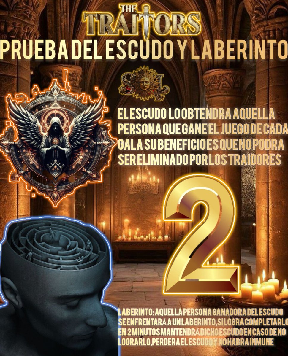 NUEVA MECÁNICA NUEVOS JUEGOS⚔🕯
(casting fijado en el perfil)

#Traitors2