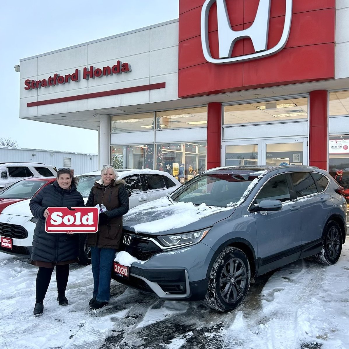 Congratulations, Marg, on your 2020 Honda CR-V Sport! 🚙✨

Welcome to the Stratford Honda family! Deanna was thrilled to help you find the perfect vehicle, and we’re so grateful you chose us for your Honda journey.

😀  Thank you for your business !