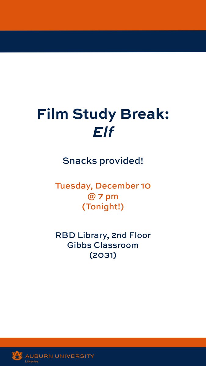 Auburn University Libraries tweet media