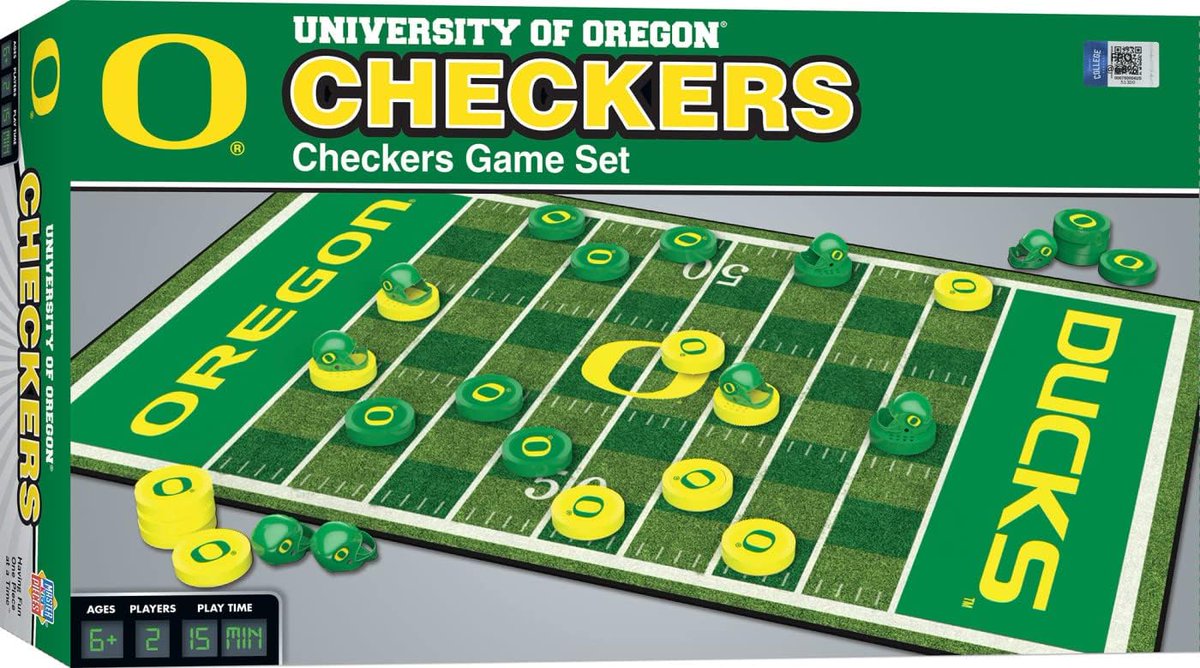 CribbageBoards's tweet image. Oregon Ducks are Undefeated and headed to the Rose Bowl! 🌹🏈

Sports Team Checker Boards with your favorite team available for Christmas Delivery today! 🎄🎅🎁
cribbagesupply.com/sports-team-ch…