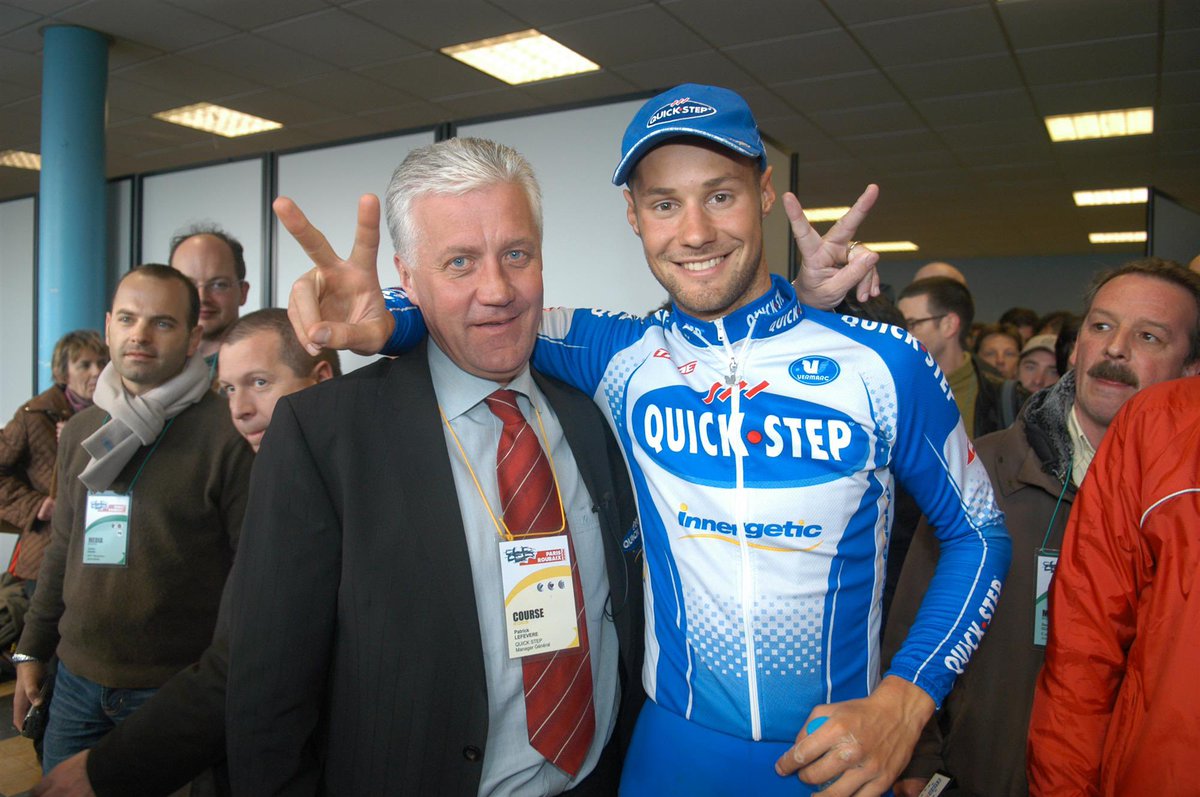 Patrick Lefevere as a QuickStep team CEO was part of…

• 22 Monuments
• 1 Grand Tour
• 124 Grand Tour stages
• 3 Olympic gold medals
• 19 World Championship golds
• 4 European Championships

GOAT 🐐
