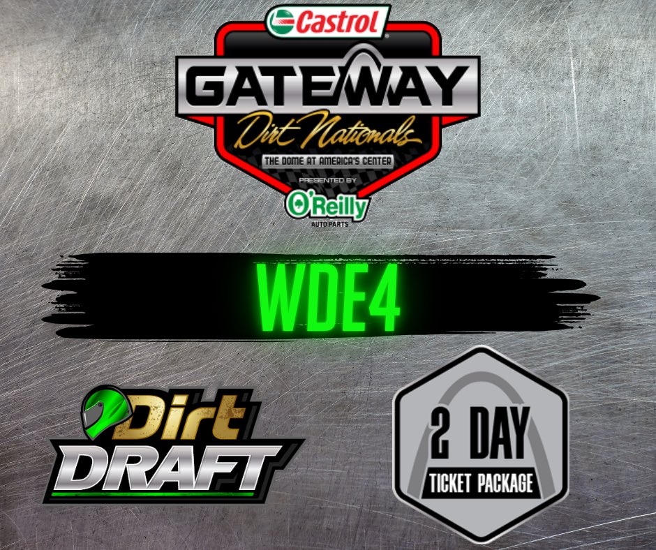 DirtDraft's tweet photo. Wde4, you are going to the 2025 @GatewayDirt Nationals! Congratulations on your Saturday night @DirtDraft Late Model victory 👊 https://t.co/3wEixV093K