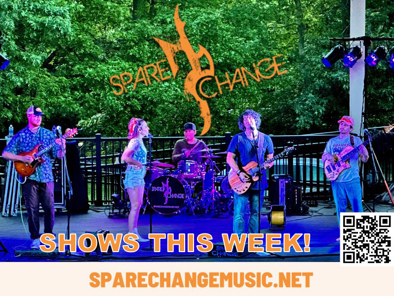 Here is the Spare Change public show lineup this weekend!

14th - Blackbeard's (New Bern, NC) 830p-12a

For more details: linktr.ee/sparechangemus…
Hope to see you this weekend!

#SpareChange #SpareChangeMusic #upcomingshows