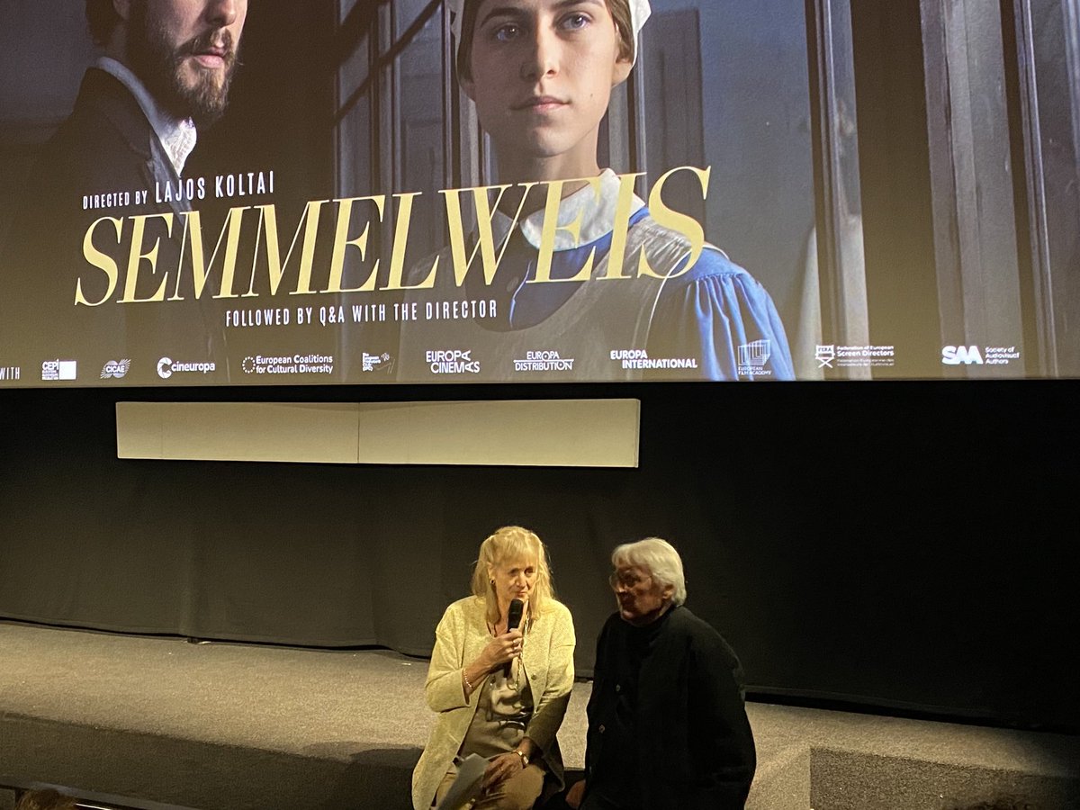 eucoalitions's tweet image. 💡Inspiring exchange with Lajos Koltai about his founding cinematic work 🎞️ and Semmelweis’s story 🩺
@EFAD_aisbl @CaroleTongue
#culturaldiversity #Semmelweis #HugarianNationalFilm #Europeanfilm @saabrussels