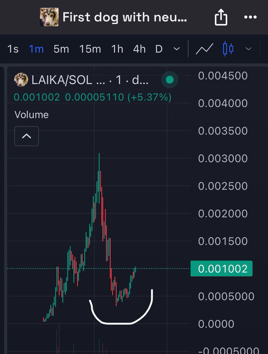 xlncbets's tweet photo. OG $LAIKA is back to a milly 

acceleration towards $10Mil mcap soon https://t.co/kExo88AJiA