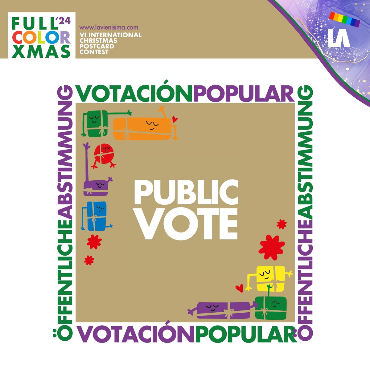 🇫​​​​​🇺​​​​​🇱​​​​​🇱​​​​​🏳️‍🌈 
🇨​​​​​🇴​​​​​🇱​​​​​🇴​​​​​🇷🌲​​​​​
🇽​​​​​🇲​​​​​🇦​​​​​🇸​​​​​ 𝟮𝟬𝟮𝟰 
 𝗣𝗨𝗕𝗟𝗜𝗖 𝗩𝗢𝗧𝗘! 🌟

🗳️ Vote/Vota: forms.gle/XentD5Mrx4mGpY…
⏰ Deadline: 15.12.2024
__________________
#fullcolorxmas2024