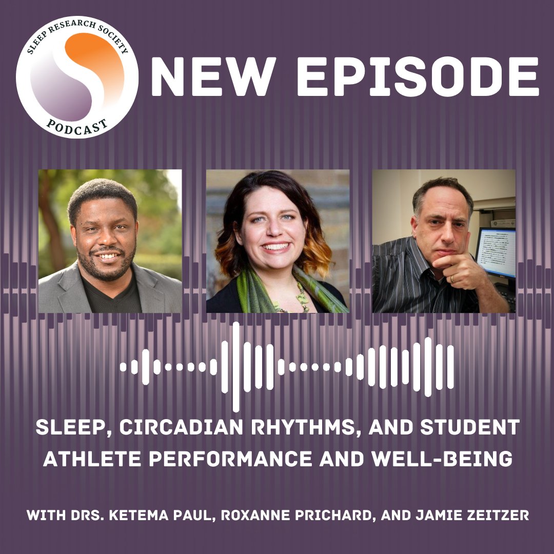 🎧 New SRS Podcast Episode Alert! 🎧

In our latest episode, host Dr. Jesse Cook is joined by Drs. Ketema Paul, Roxanne Prichard, and Jamie Zeitzer for a dynamic conversation on Sleep, Circadian Rhythms, and Student Athlete Performance and Well-Being🏃‍♂️💤

This episode takes a