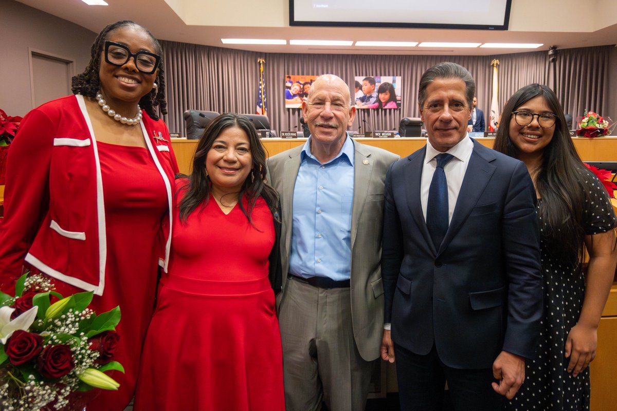 I extend my heartfelt congratulations to all our Board Members who were sworn in this morning, both new and returning. I am confident that you will represent the interests of our communities, students and workforce with honor and a great deal of pride. There is no greater impact