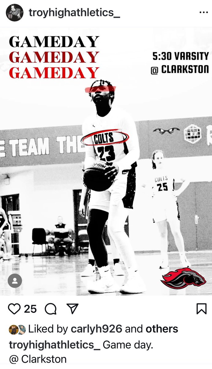 TroyColtsGBB's tweet photo. 🗣️: Let’s gooooooo! @shifty_diamond 

GAME DAY, BEST DAY!!!! 🏀🏀🏀 https://t.co/ei6T888u3e