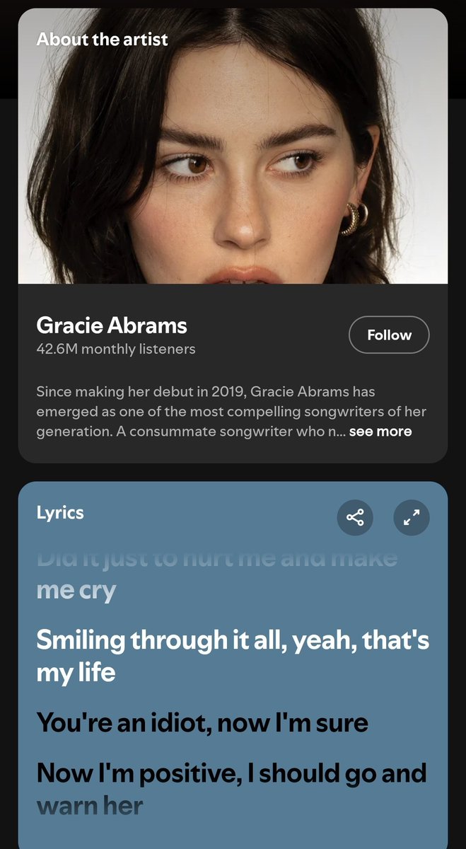 Did Gracie Abrams just confirm this That’s So True lyric was inspired by the LeBron meme lmao