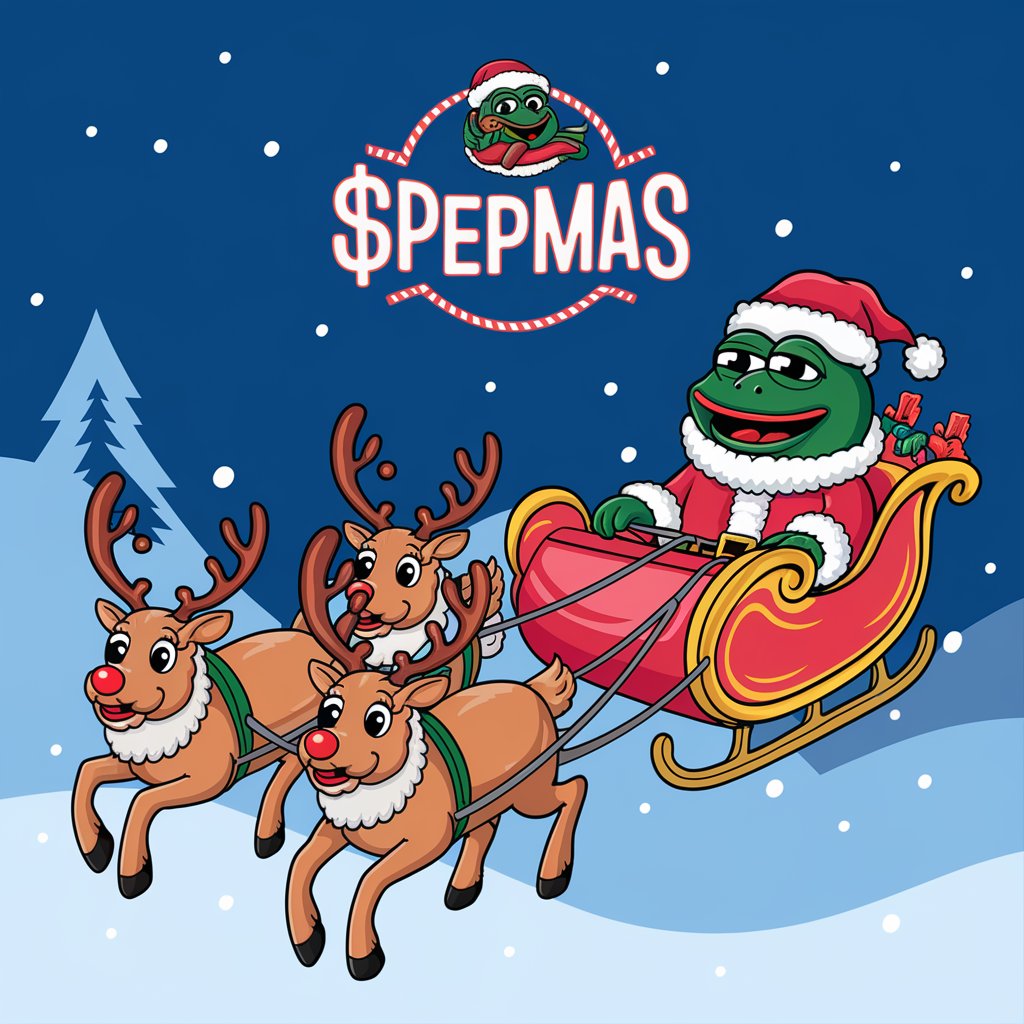 SolanaMemeCoin1's tweet photo. $pepmas on his way to the #Pepeverse #SolanaCommunity #SolanaMemeToken #SolanaMemcoin #pepesol #PEPE https://t.co/CBH3yMWJwp