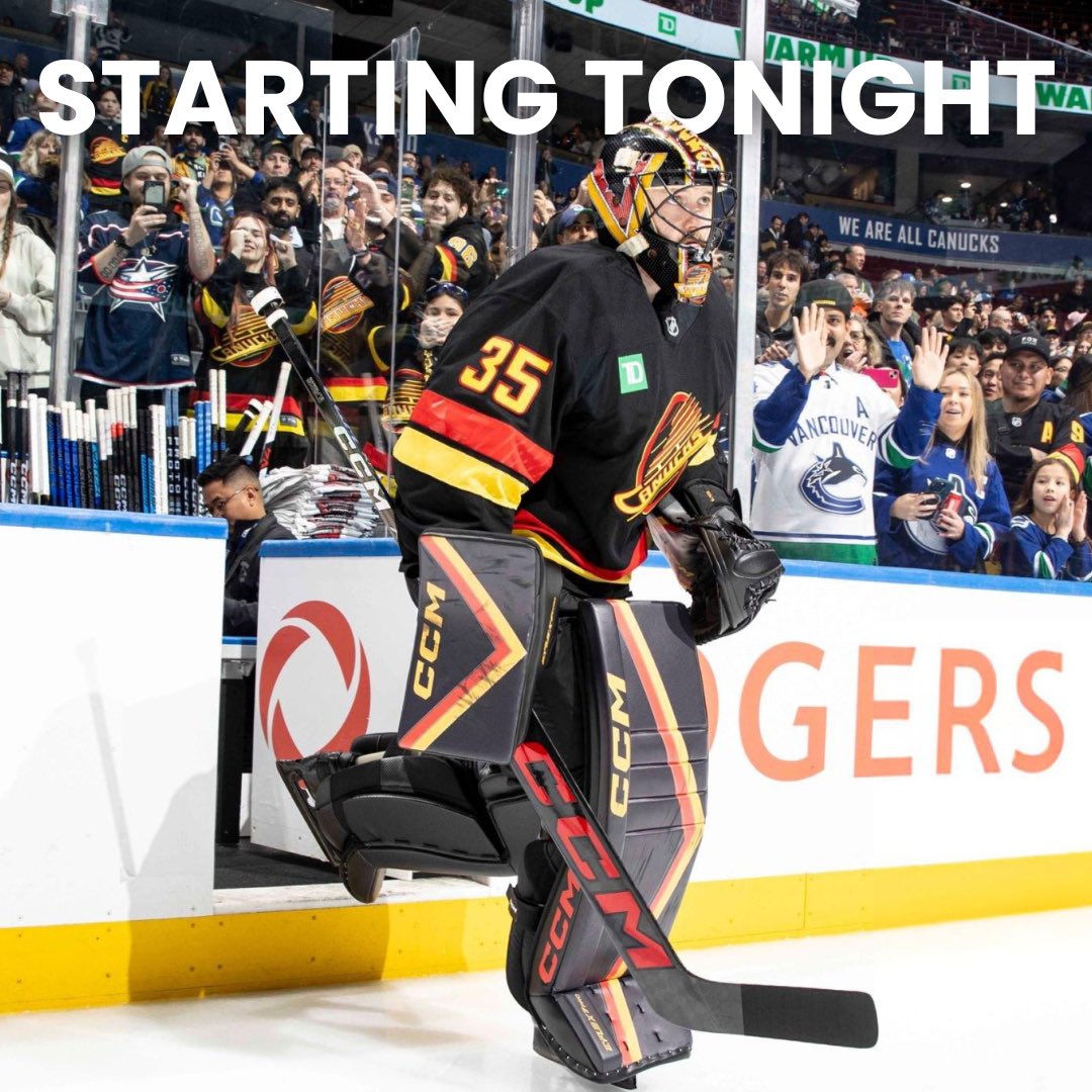 It’s been a long road - but Demko’s back tonight for the Canucks 🔥🔥🔥