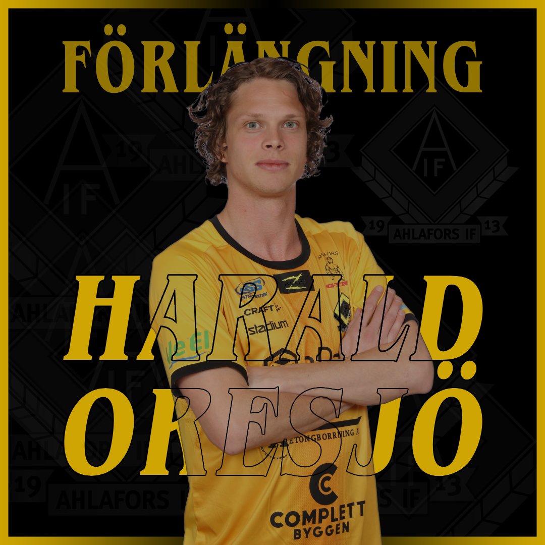 Vår lagkapten Harald har skrivit på ett nytt kontrakt som sträcker sig över 2026.

In och läs mer på vår hemsida: ahlaforsif.se

#gulsvartgemenskap #Herrlaget 📷📷