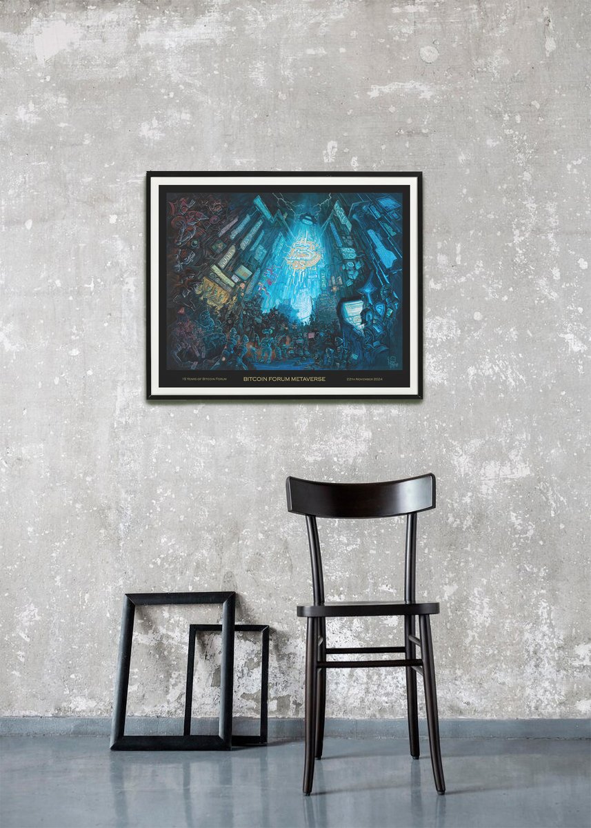 1Dq12's tweet photo. 58 hand-numbered, limited run copies of Bitcoin Forum Metaverse PRINT are still available here:

https://t.co/McSCkZZrDm… 

#Bitcoin #btctalk #cryptoart #art #artproject #satoshi #painting #print #Metaverse https://t.co/ykU5LII1WP
