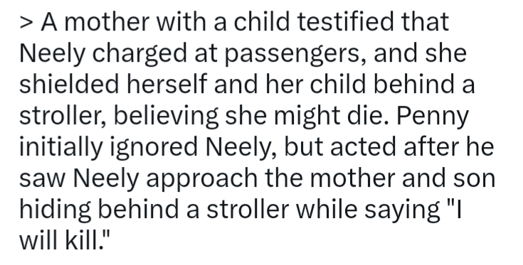 Its honestly insane that anyone at any point was against Penny given that this is what witnesses said on the day of the incident.