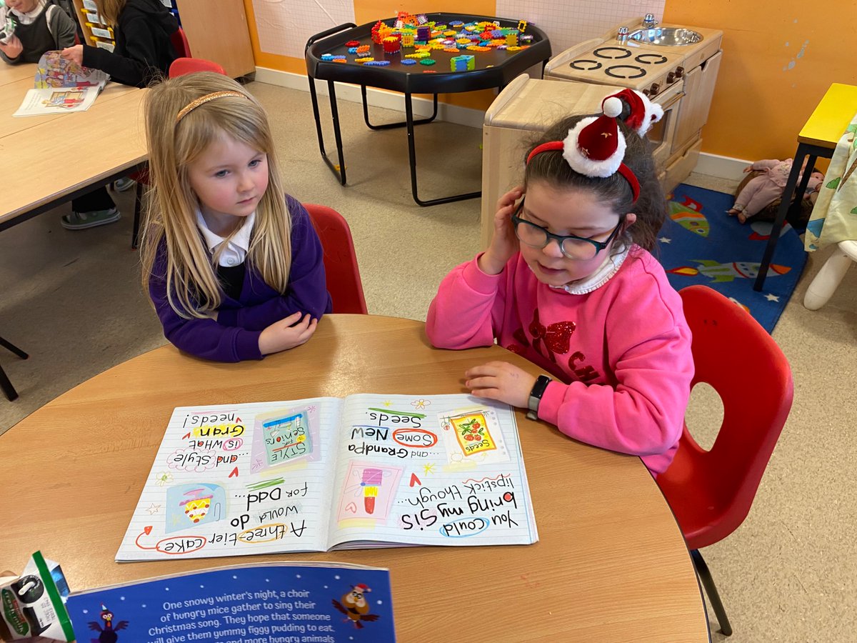 BoghallPSch's tweet photo. Primary 5 paired up with Primary 1 today to share some Christmas stories with them! Primary 5 did some great reading aloud and Primary 1 were super listeners! Well done! ππΌ π π @wl_literacy #BPSRRS https://t.co/1KJvMDmCCr