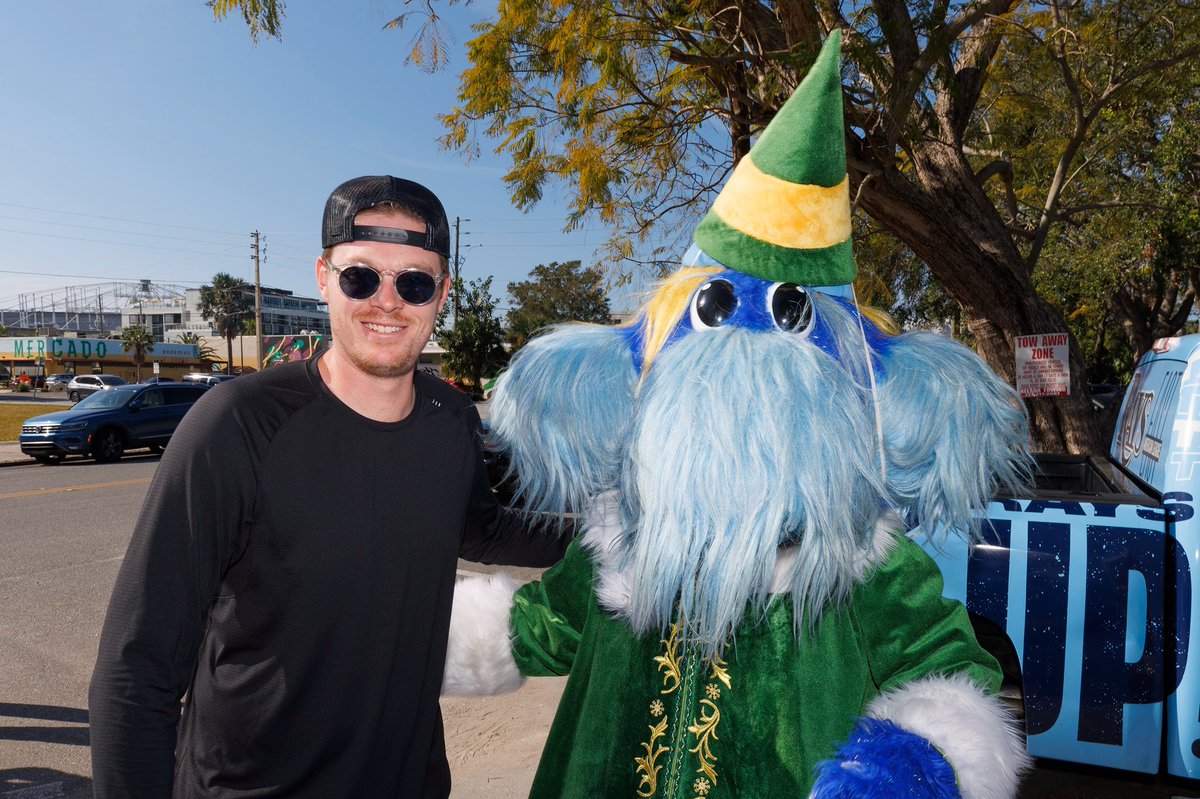 For day two of our annual Week of Giving, Rays staff teamed up with Raymond and Pete Fairbanks to let it snow holiday gifts at <a href="/CASAPinellas/">CASA Pinellas</a>!