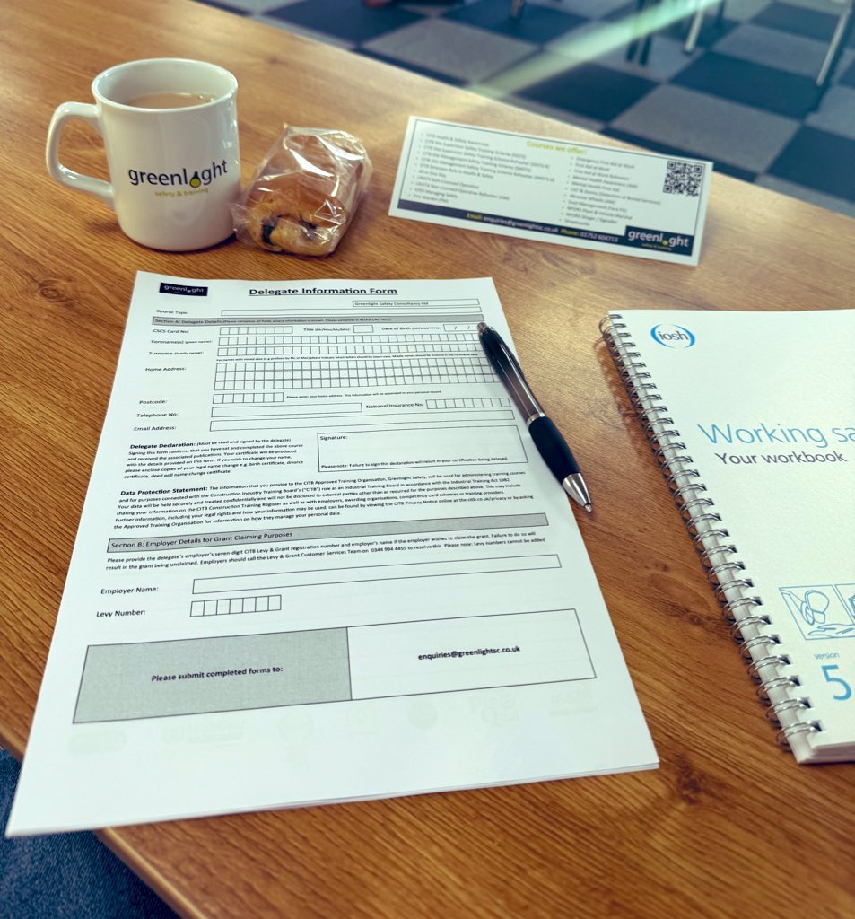 A big thank you to <a href="/GreenlightSC/">Greenlight Safety & Training</a> for today’s <a href="/IOSH_tweets/">IOSH</a> safety training! Looking forward to the next session in the new year 💚⚠️