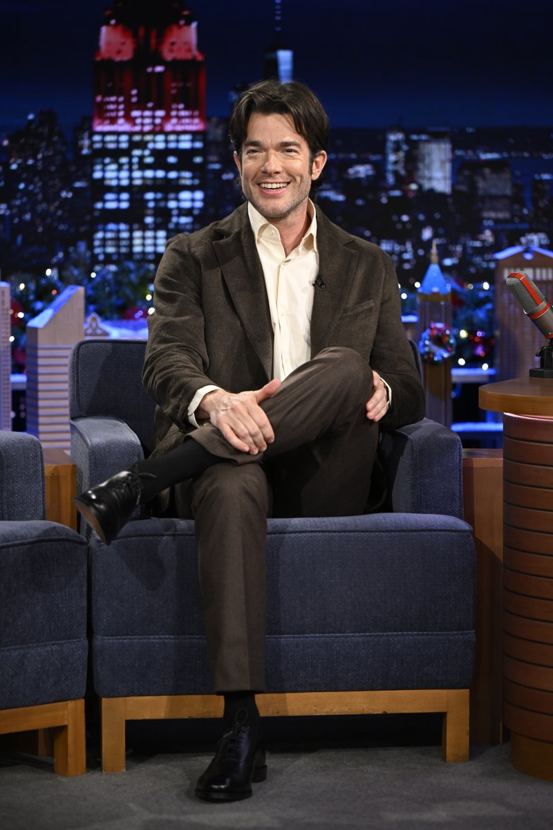 .<a href="/mulaney/">John Mulaney</a> talks his new Broadway play @AllInBroadway tonight! #FallonTonight
