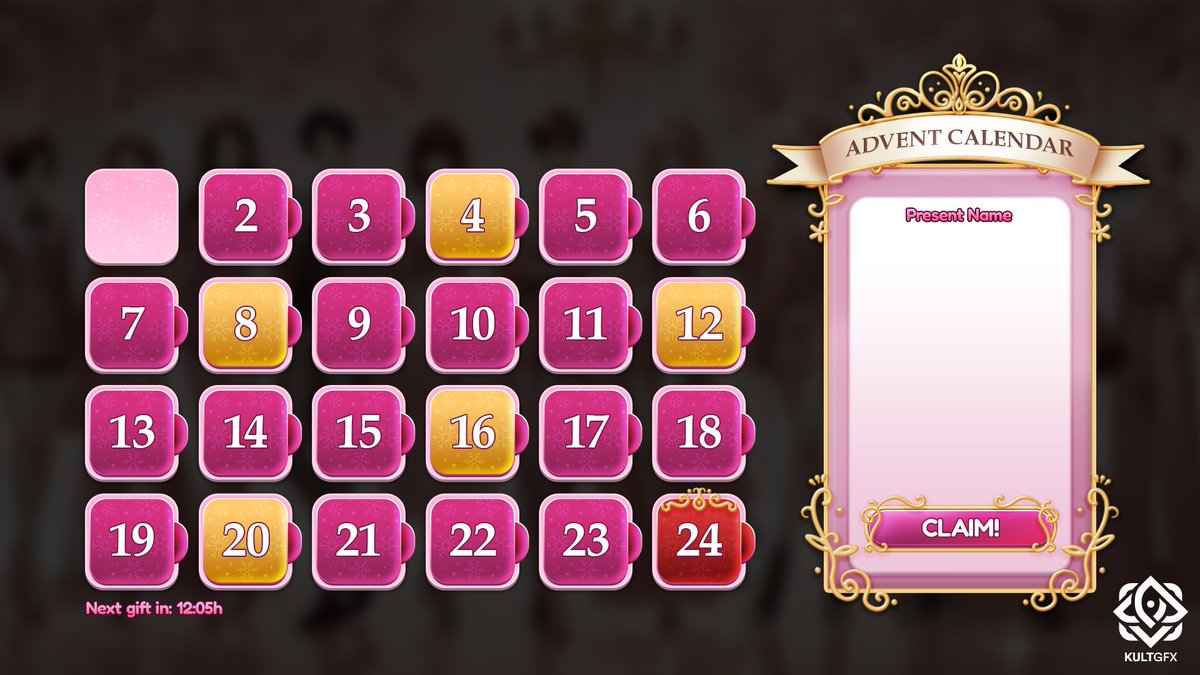 Style sample for a Princess type UI! 👑🩷