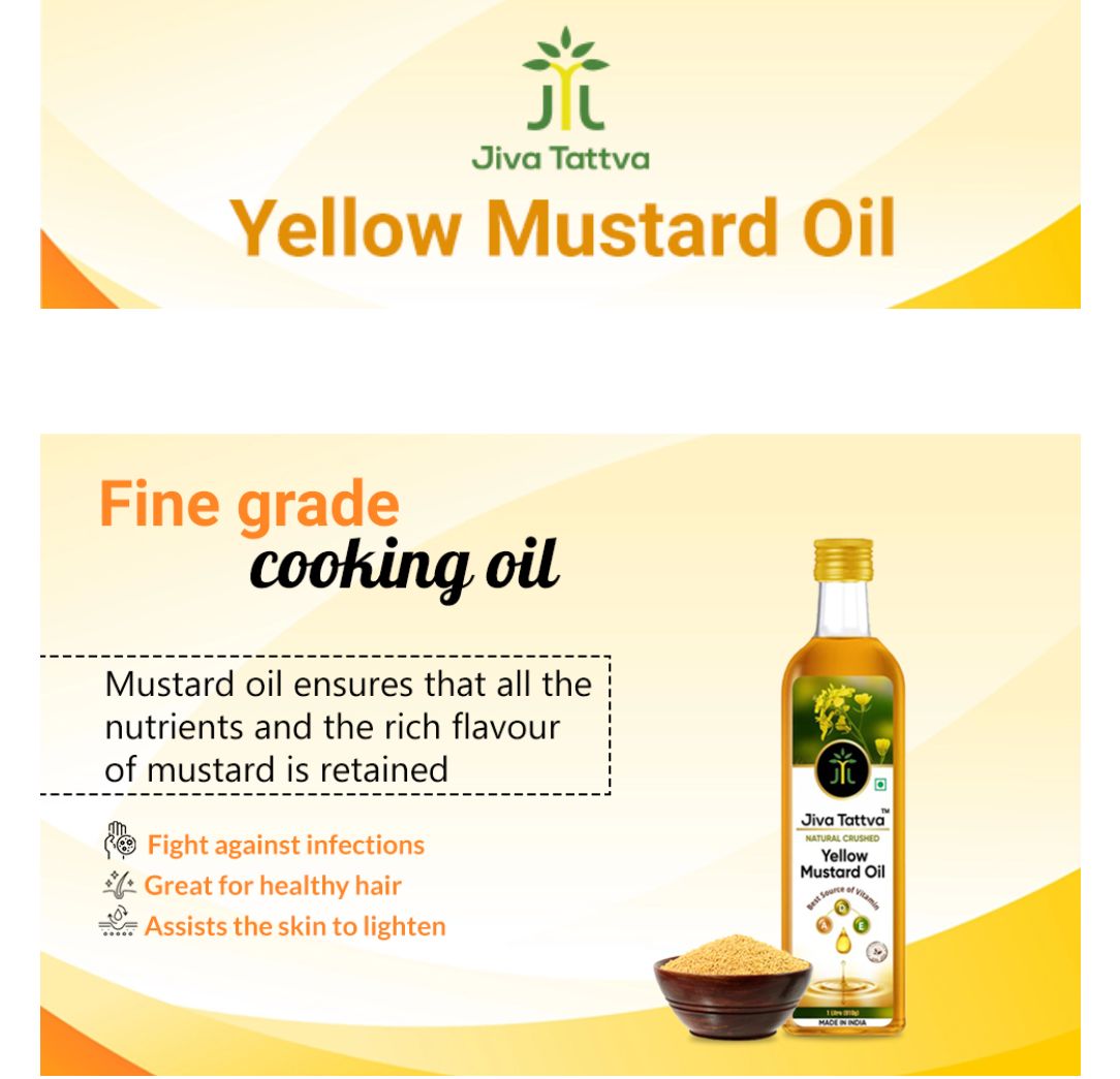 Jivatattva's tweet photo. Elevate your cooking with Jiva Tattva Black &amp; Yellow Mustard Oils! 🥘
💻 Order today from Amazon, Flipkart, or https://t.co/NMdgVUHvQk for an extra discount!

📩 Share your experience using #JivaTattva &amp; #JivaTattvaOil and get featured! https://t.co/mZRMFFqaOb