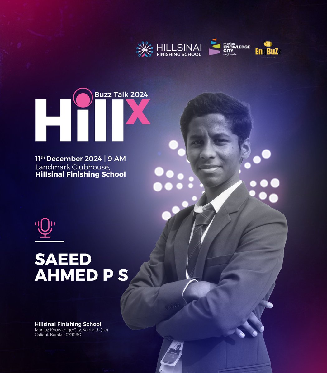 EngbuzzIndia's tweet photo. Meet Our speakers!!
#HILLxBuzzTalk #EngBuzzIndia #BuzzTalk2024 #InspiringVoices #YouthEmpowerment #PublicSpeaking #StudentLeadership #IdeasThatMatter #HillsinaiBuzz https://t.co/DioKbwiQnC