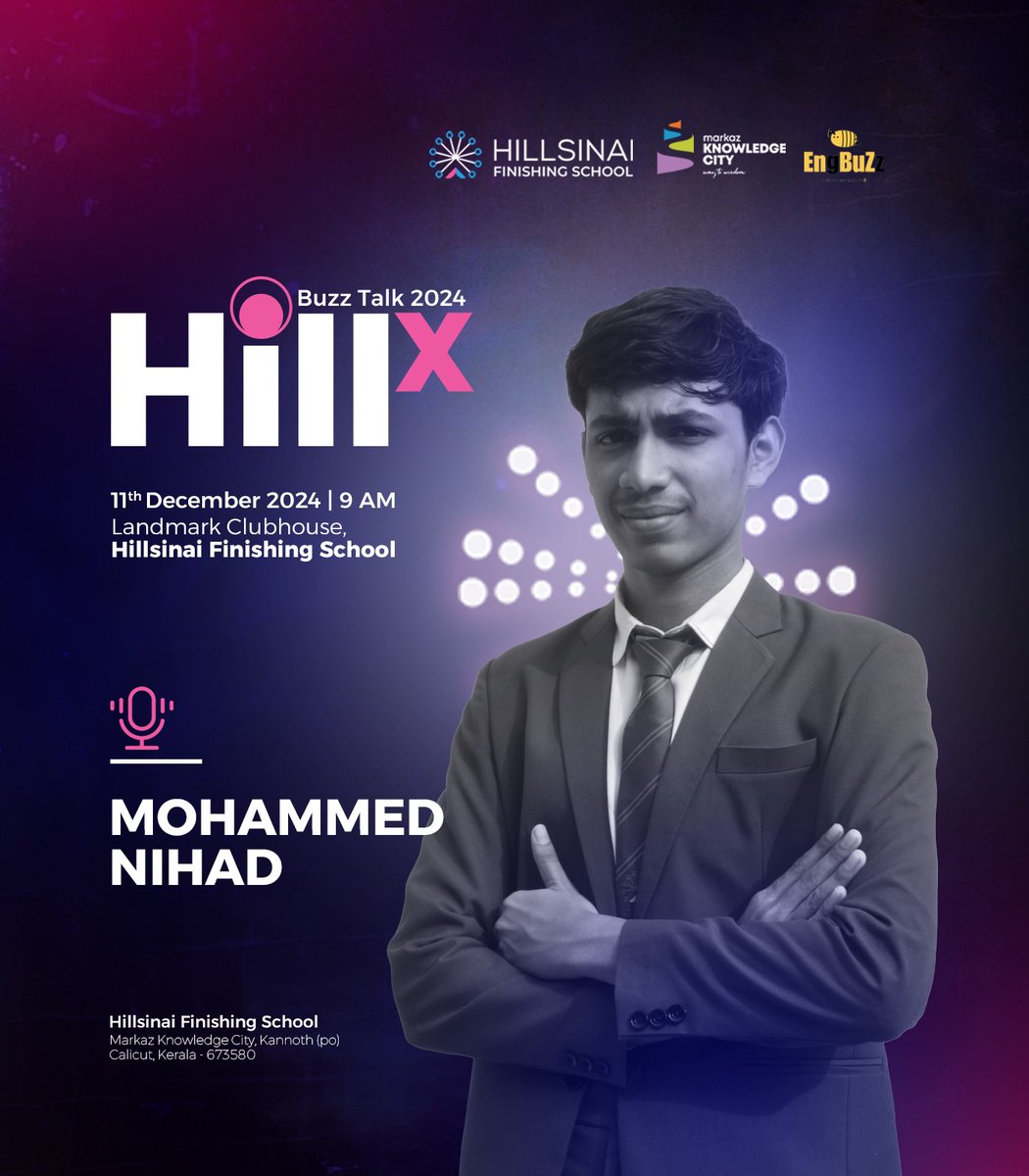 EngbuzzIndia's tweet photo. Meet Our speakers!!
#HILLxBuzzTalk #EngBuzzIndia #BuzzTalk2024 #InspiringVoices #YouthEmpowerment #PublicSpeaking #StudentLeadership #IdeasThatMatter #HillsinaiBuzz https://t.co/fiXPDrHpI0
