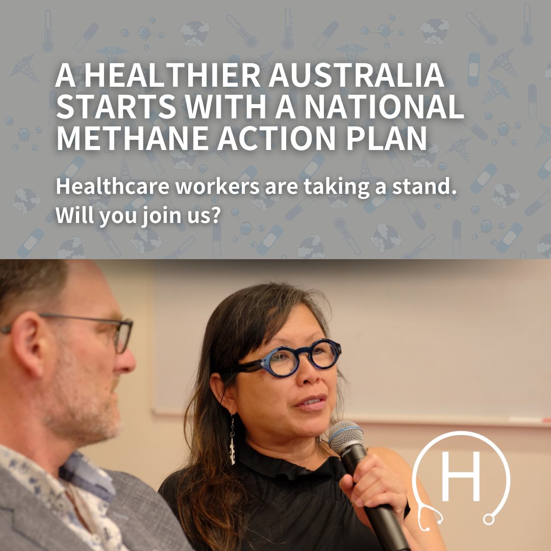 HealthyFuturez's tweet photo. Healthcare workers, let your voice count! Sign the petition to demand a National Methane Action Plan in Australia’s NDCs. Together, we can protect health &amp; climate.

👉 https://t.co/XL2Ei8ydz9

#MethaneActionPlan #ClimateHealth https://t.co/p4Mx0HVIlp