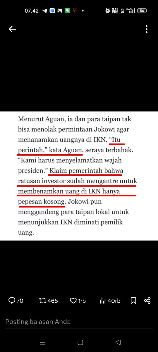 Demi menyelamatkan wajah mulyono kata Aguan 🤫🤫🤔🤔