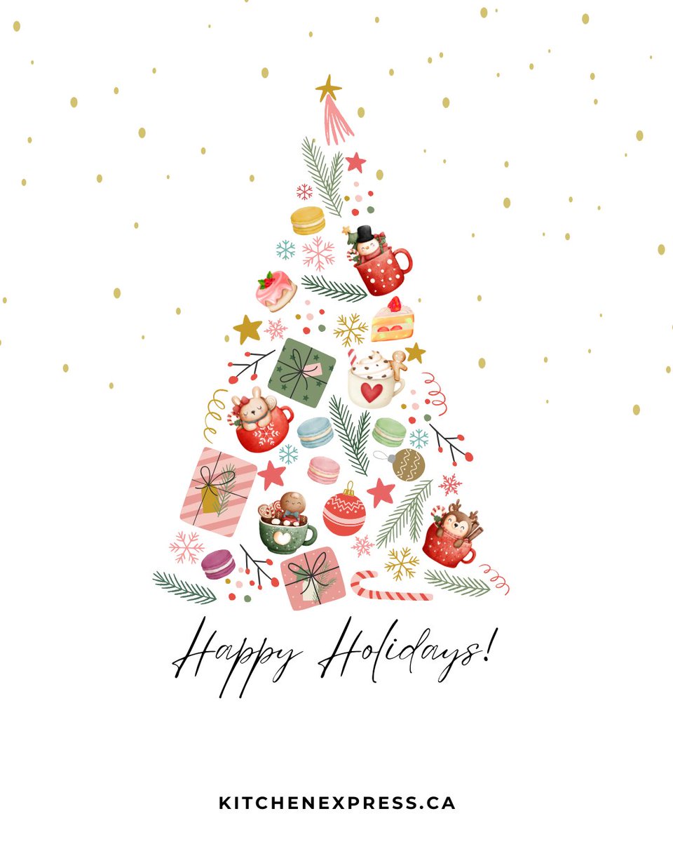 1KitchenExpress's tweet image. Showroom Closure Alert 

We’re closed for the holidays from Dec 12th to Jan 6th &amp;amp; will reopen on Jan 7th.

Have a joyful holiday season! Questions? Email us info@kitchenexpress.ca or visit kitchenexpress.ca.

#HolidayNotice #KitchenExpress