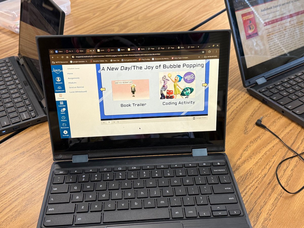 LoriTecler's tweet image. Kicked off #CSEdWeek with #HourofCode w/third &amp;amp; fourth graders. I worked w/a colleague to pair state book award nominees w/different coding activities. Students watched a trailer/listened to an excerpt of a book, then did the coding activity. Lots of fun! #schoollibrary #kidlit