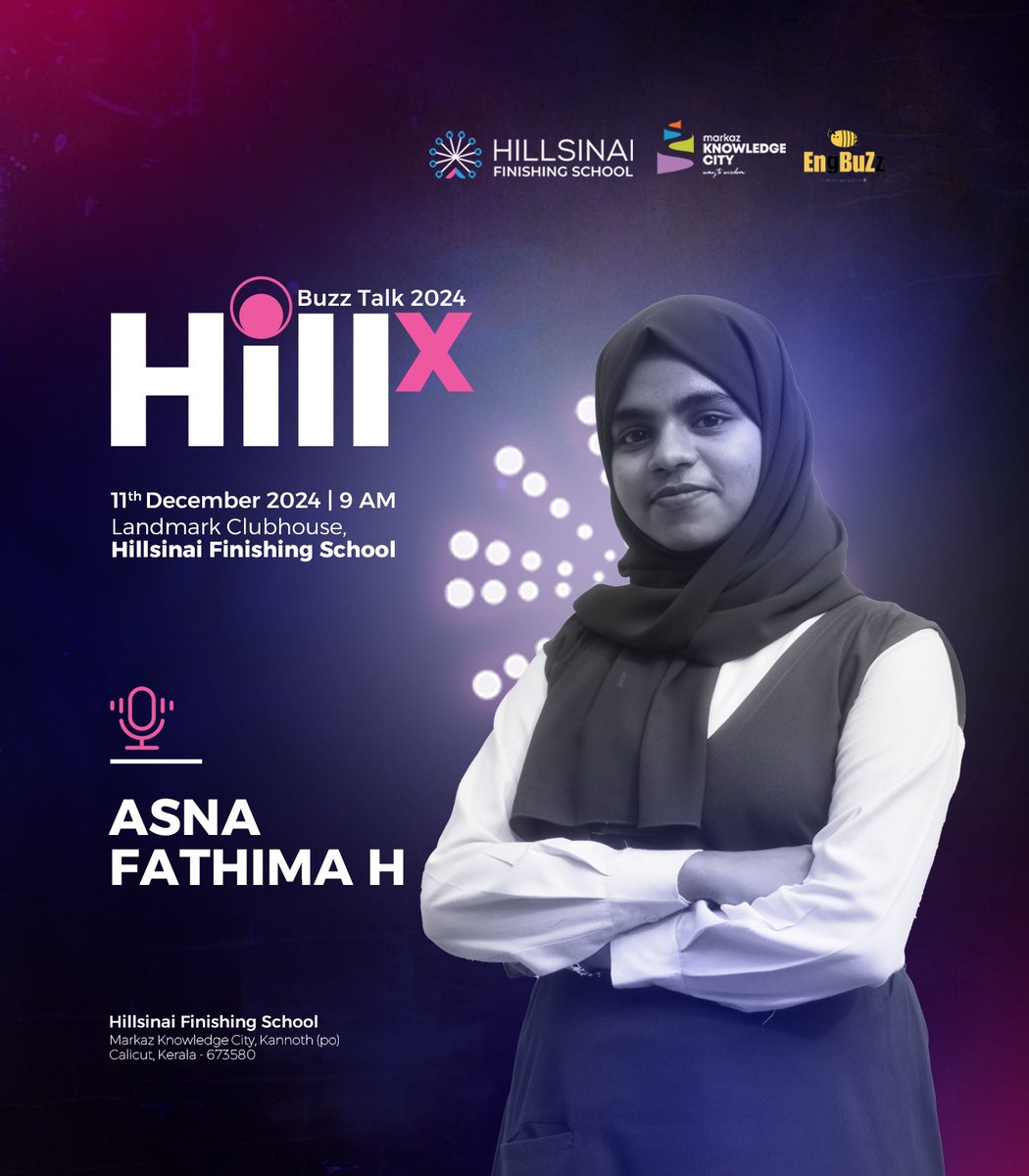EngbuzzIndia's tweet photo. Meet Our speakers!!
#HILLxBuzzTalk #EngBuzzIndia #BuzzTalk2024 #InspiringVoices #YouthEmpowerment #PublicSpeaking #StudentLeadership #IdeasThatMatter #HillsinaiBuzz https://t.co/2lmqCCeIvt