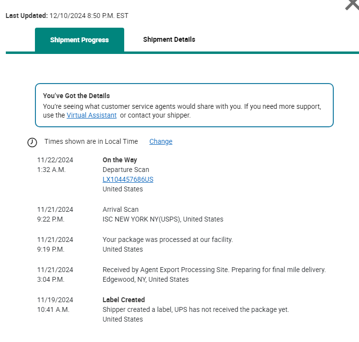 SideQuest_Art's tweet photo. Hey @UPS how come you decided to hand off my package, that was going to Canada, to USPS, while Canada Post is fucking ON STRIKE. Why didn't you just DELIVER IT YOURSELF LIKE YOU WERE PAYED TO DO https://t.co/lMJyZCdeti