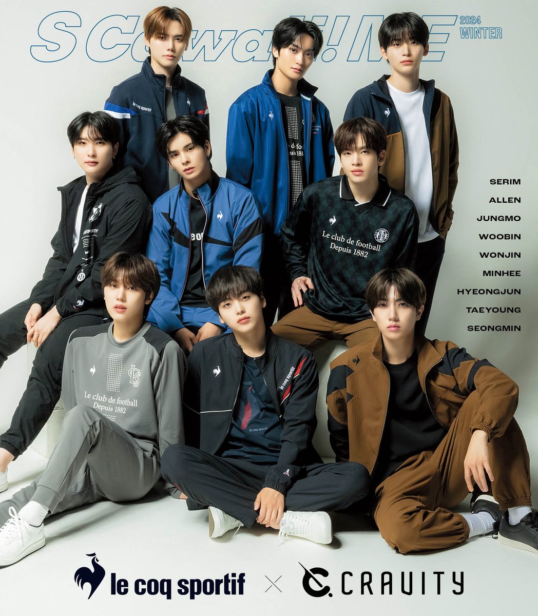mag_scawaii_men's tweet photo. 📣本日発売‼️📣

カバーに「&TEAM」、バックカバーに「CRAVITY」が登場✨　『S Cawaii! ME 2024 WINTER』が本日発売‼️

本の詳細＆ご注文はこちら👇
https://t.co/ZgPzBPJDEK
＿＿＿＿
&TEAM
#andTEAM
綴じ込み付録「リバーシブル厚紙ピンナップ」つき✨
デビュー２周年を迎える &TEAM を17ページにわたって大特集‼️
＿＿＿＿
#CRAVITY
フランスのスポーツブランド「#ルコックスポルティフ（#lecoqsportif）」2024年秋冬シーズンのイメージキャラクターとなったCRAVITYがエスカワ２回目のBACK COVERを飾ります✨
＿＿＿＿
#BUDDiiS
12/29（日）に グループ史上最大キャパ"さいたまスーパーアリーナ"にてワンマンライブ「BUDDiiS vol.09 - MiiRAI -」を開催するBUDDiiSがエスカワに初登場‼️　
下記URLからお求めいただくと、BUDDiiS の購入者特典フォトカードを10種からランダムで１枚差し上げます🎁
https://t.co/YEZZCdL99B
⭐️Overseas shipping available.
⭐️해외 배송 가능
⭐️海外通販🆗
＿＿＿＿
ドラマ 『Love in The Air-恋の予感-』
#南雲奨馬
#濱屋拓斗（#禁断の方程式）
#鈴木曉（#WATWING）
#長妻怜央（#7ORDER）
タイの大人気ドラマ『Love in The Air』の日本版のキャスト４名を撮りおろしインタビュー‼️
下記URLからお求めいただくと、南雲奨馬 さん、濱屋拓斗 さん、鈴木暁 さん、長妻怜央 さんの撮りおろし画像を使用した４カットフォトを４種からランダムで１枚差し上げます🎁
https://t.co/zo37tcZ8xm
⭐️Overseas shipping available.
⭐️해외 배송 가능
⭐️海外通販🆗
＿＿＿＿
#nSSign
n.SSignがふたたびエスカワに登場‼️　
下記URLからお求めいただくと、n.SSign のミニフォトカードを7種からランダムで１枚差し上げます🎁
https://t.co/dKkfRbOQh5
⭐️Overseas shipping available.
⭐️해외 배송 가능
⭐️海外通販🆗
＿＿＿＿
#YOUNITE
韓国のサバイバル番組『ROAD TO KINGDOM : ACE OF ACE』の出場でも話題の韓国のボーイズグループYOUNITEがエスカワに初登場✨
下記URLからお求めいただくと、YOUNITE のミニフォトカードを８種からランダムで１枚差し上げます🎁
https://t.co/OT8xyFtBC0
⭐️Overseas shipping available.
⭐️해외 배송 가능
⭐️海外通販🆗
_________
#BTS のリーダー #RM さんの初のドキュメンタリー映画『RM: Right People, Wrong Place』をレポート🎬　誌面では３名様にムビチケの読者プレゼントもあります🎁
#RightPeopleWrongPlace
＿＿＿＿
#マ・ドンソク
みんなのオッパ（お兄さん）、マブリーがエスカワに初登場‼️　大ヒットシリーズ映画『犯罪都市 PUNISHMENT』にまつわるインタビューを掲載✨
＿＿＿＿
#キム・ムジュン
ドラマ『ブラックペアン シーズン２』での好演が光った俳優のキム・ムジュンさんがエスカワに登場‼️　
下記URLからお求めいただくと、キム・ムジュン さんのミニフォトカードを４種からランダムで１枚差し上げます🎁
https://t.co/Tp5vn8LNdN
⭐️Overseas shipping available.
⭐️해외 배송 가능
⭐️海外通販🆗
＿＿＿＿＿＿＿＿＿＿＿＿＿＿＿＿＿＿＿＿＿＿＿＿
WILD BLUE
（#山下幸輝 #宮武颯 #鈴川直弥 #池田優斗 #鈴陽向）
今年９月にデビューを果たした５人組ボーイズグループ #WILDBLUE が登場‼️　
＿＿＿＿＿＿＿＿＿＿＿＿＿＿＿＿＿＿＿＿＿＿＿＿
K-POP サバイバル番組
『Re:Born』
#AIMERS
#BeMAX
#BXB
#DIGNITY
#DKB
#DXMON
#EASTSHINE
#ELAST
#L5ST
#WAKER
#WEUS
#XODIAC
#rebornboys
韓国のサバイバル番組「Re:Born」の12グループ（全67名）をご紹介✨
下記URLからお求めいただくと、全グループのメンバーの自撮りブロマイドをランダムで１枚差し上げます🎁（好きなグループが選べます‼️）
https://t.co/qOXILy282Y
⭐️Overseas shipping available.
⭐️해외 배송 가능
⭐️海外通販🆗
＿＿＿＿＿
さらに❗️　別冊付録『Re:Born Memorial Book』（A４サイズ、36ページ、オールカラー）では、最終選考に残った５グループ（#AIMERS #DKB #DXMON #EASTSHINE #ELAST）のビハインドカットやインタビューをたっぷりご紹介✨
下記URLから別冊付録『Re:Born Memorial Book』つきの『S Cawaii! ME 2024 WINTER』をお求めいただくと、最終選考に残った５グループ（AIMERS、DKB、DXMON、EASTSHINE、ELAST）のメンバーの「サイン入りチェキ風フォトカード」をランダムで１枚差し上げます🎁（好きなグループが選べます‼️）
https://t.co/Le36jsiwGU
⭐️Overseas shipping available.
⭐️해외 배송 가능
⭐️海外通販🆗
＿＿＿＿
『S Cawaii! ME 2024 SUMMER』のネット予約はこちらからも可能です（購入者特典はつきません）
■タワーレコード
https://t.co/bE8kdtTPH0
■Amazon
https://t.co/7eEZ9DCeXa
■楽天ブックス
https://t.co/S5DVNXSfE2
■セブンネット
https://t.co/kjnHi8Wt80
■HMV
https://t.co/mSMvia1jDo
__________
■下記URLから海外通販が可能です。
https://t.co/2YMJHdumdI
⭐️Overseas shipping available.
⭐️해외 배송 가능
