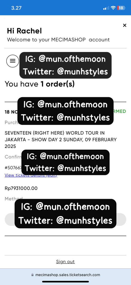MOON.Jastip Tiket Konser tweet media