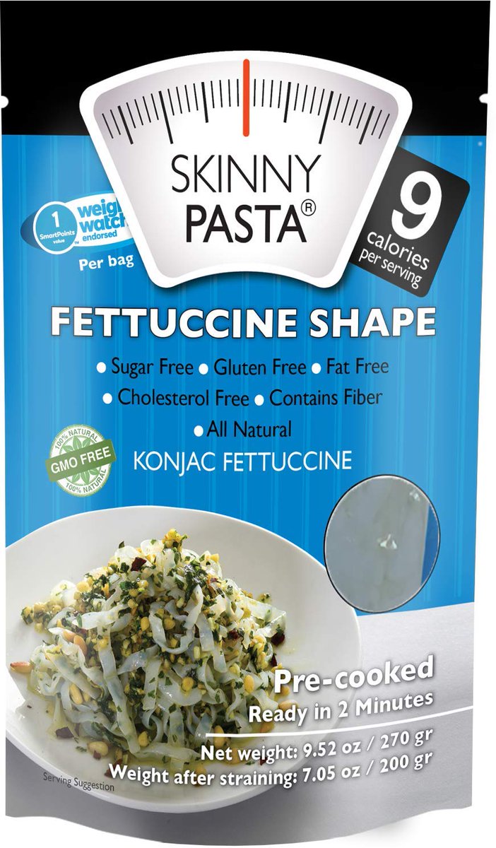 SKINNY PASTA, Konjac Pasta Shape, Fetuccine, Size 9.52 OZ - Dairy Free Gluten Free Vegan Wheat Free Yeast Free, Pack of 6 for $14.40, reg $18.00.

Buy via Amazon: saving.deals/redirect/B07BJ… 

 #Ad #Deal