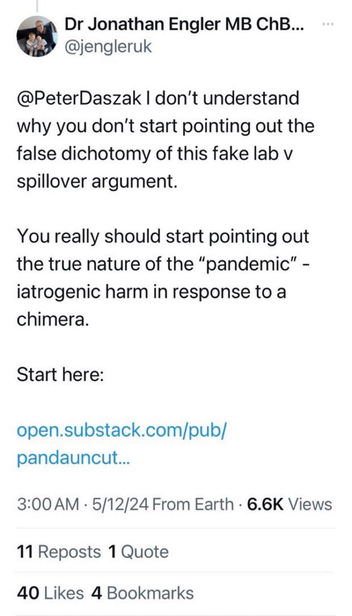 carl_jurassic's tweet image. PANDA is not only not interested in finding out who is responsible, they’re coming up with harebrained alibis for Daszak! 

#ProjectPanda