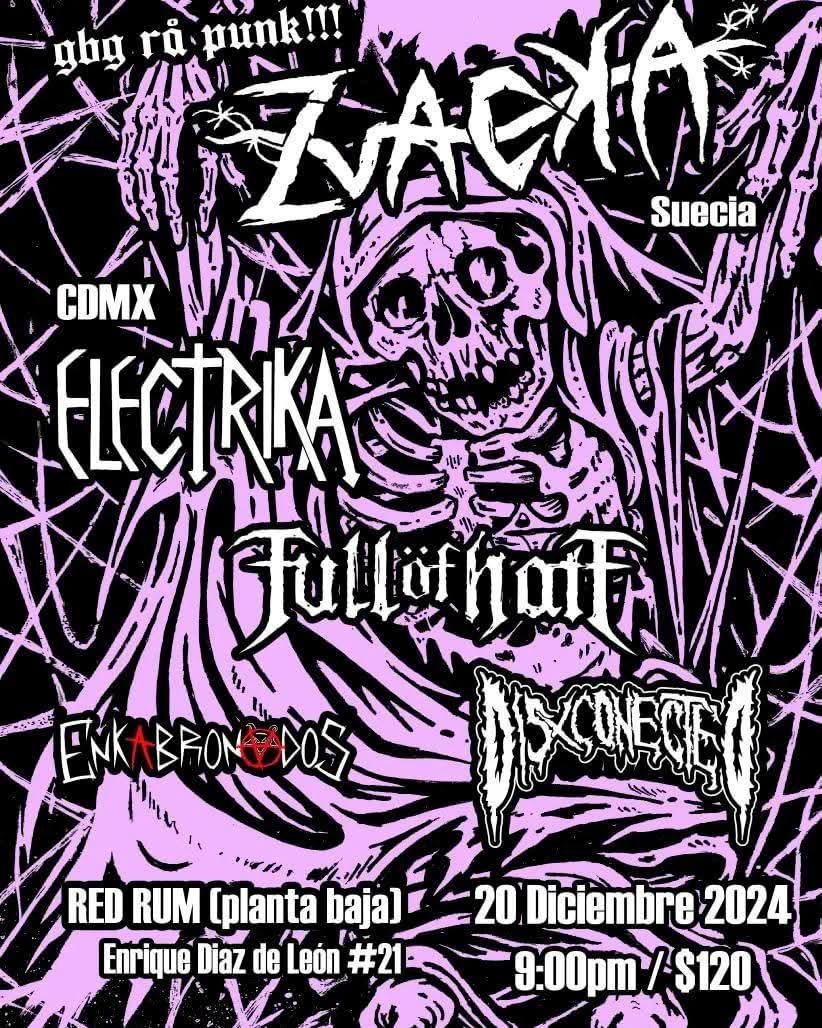 Full Öf Hate (@f_of_hate) on Twitter photo ¡Próximo ritual en Guadalajara!
Nos vemos este 20 de diciembre en el RedRum aqui en nuestra ciudad. Guadalajara jalisco
Estaremos alternando con:
@zvackapunk
@electrikamx
@enkabronadosoficial
@Disconected
$120
linktr.ee/fullof_hate
#gdlmetal #GDLROCK <a href="/GdlTiempo/">Tiempo Libre GDL</a> ¡Próximo ritual en Guadalajara!
Nos vemos este 20 de diciembre en el RedRum aqui en nuestra ciudad. Guadalajara jalisco
Estaremos alternando con:
@zvackapunk
@electrikamx
@enkabronadosoficial
@Disconected
$120
linktr.ee/fullof_hate
#gdlmetal #GDLROCK <a href="/GdlTiempo/">Tiempo Libre GDL</a>