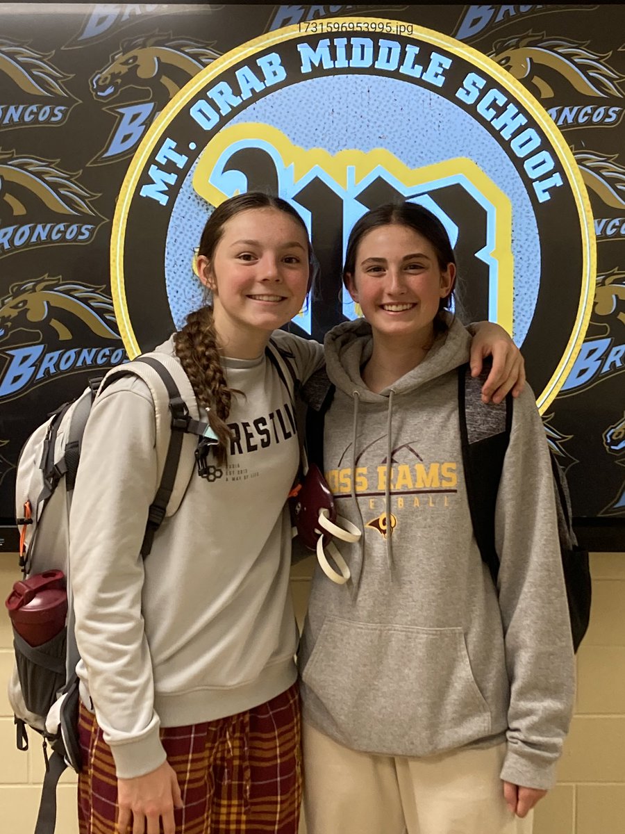 Josi and Mal traveled to WB to get some mat time.  Josi leads the charge recording 3 pins.  Mal gets her first career win recording a pin.  <a href="/rdunn1001/">Rich Dunn</a> <a href="/RMSWrestling22/">Coach Conrad</a>