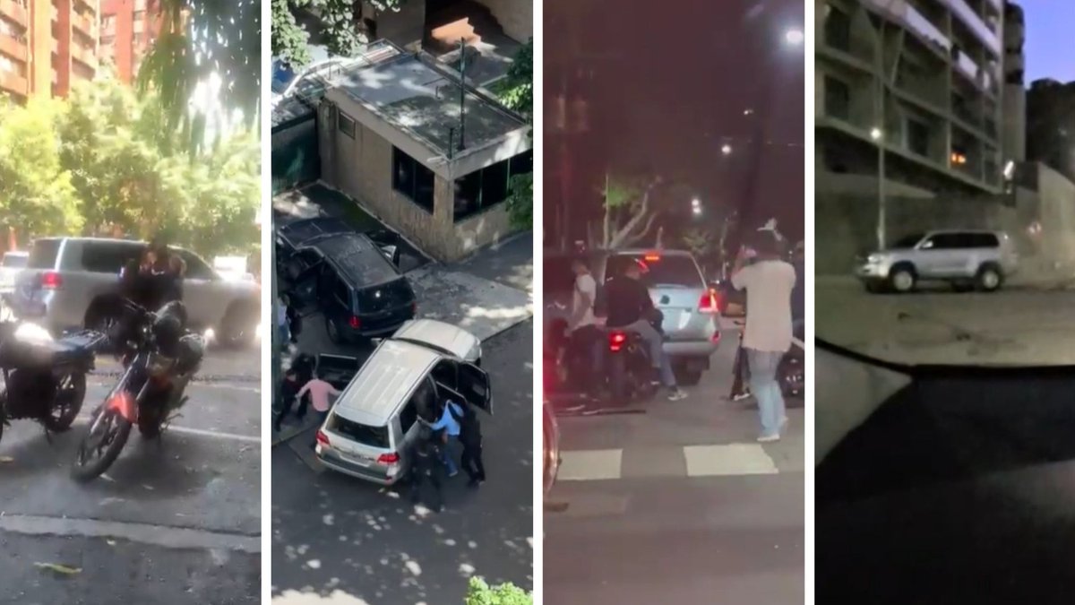 Extraoficialmente se conoció que Jesús Armas fue secuestrado por encapuchados en una camioneta plateada, similar a la que usaron para detener arbitrariamente a Dignora Hernández, Freddy Superlano, Williams Dávila y que ha estado rondando la embajada de Argentina.