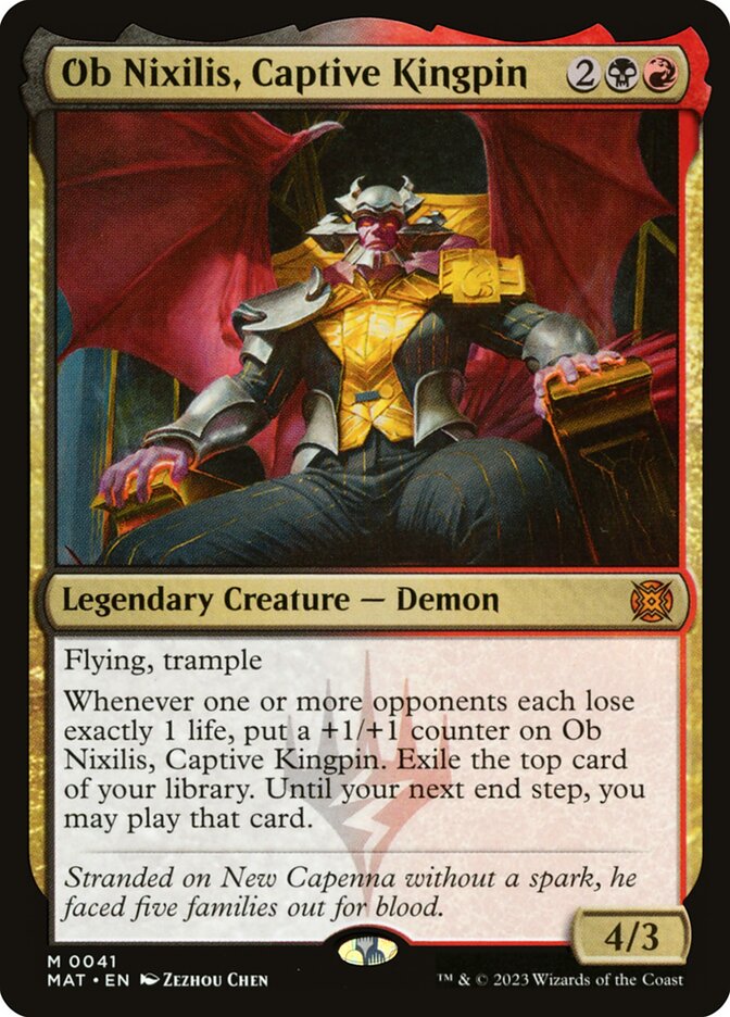 🎊Epic #MTG #GIVEAWAY Alert🎊 

Add Ob Nixilis, Captive Kingpin to your collection! 🏆

Here’s how to enter:
1️⃣  Like this post  ❤️
2️⃣  Retweet this post  🔁
3️⃣  Follow us (or already follow) <a href="/MtgPicks/">MTGPicks</a>🧙‍♂️

Entries close Dec 17th 5:30 EST! 

Upgrade your deck on us!  #TCG