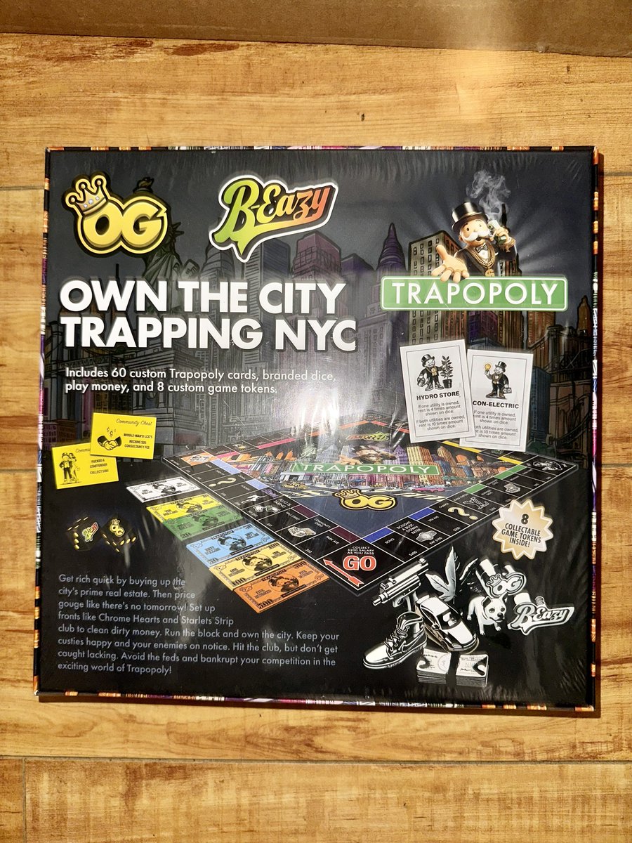 Random RT gets a free Trapopoly board game so you can teach yo kids how to hustle! 

Must be following me and <a href="/B_Eazyllc/">B Eazy</a> 

Picking the winner tomorrow! 

1/8ths sold separately.