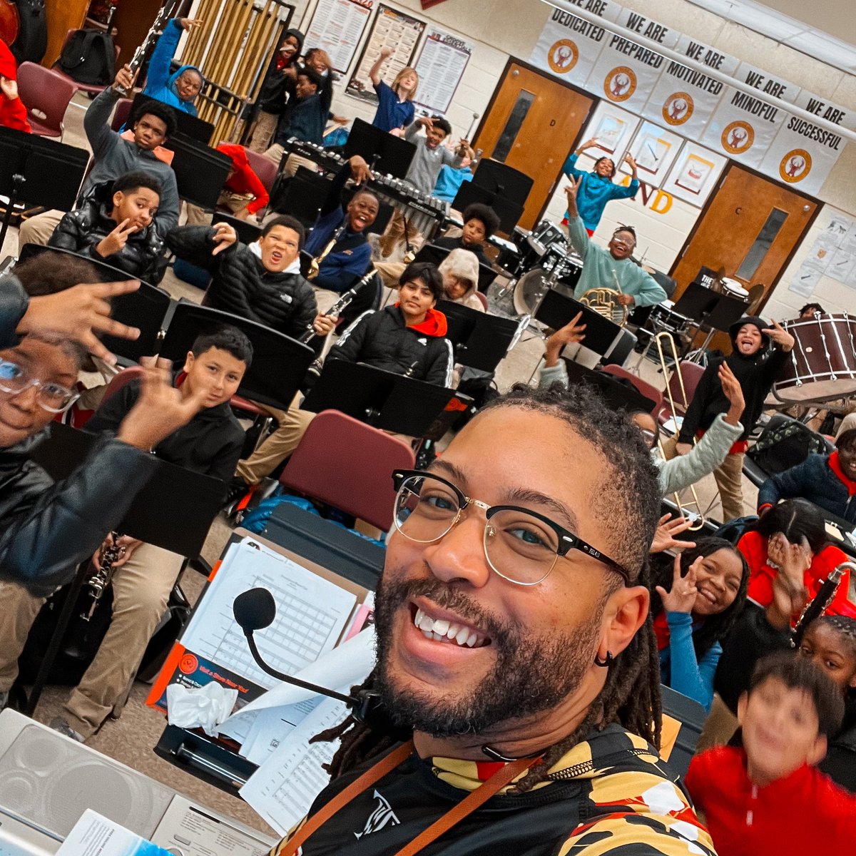 Keith D Kelsey II (@keithkmusic) on Twitter photo We somehow managed to fit almost 80 6th graders in the band room for full ensemble rehearsal. I am so proud of these young artists and their dedication β€οΈππ¦πΆ
<a href="/TeamDeerPark/">Deer Park Middle Magnet School</a> <a href="/patillo_crystal/">Dr. Crystal Patillo, NBCT</a> <a href="/DanMiller_DPMMS/">Dan Miller</a> <a href="/MusicBCPS/">BaltimoreCoMusic</a> We somehow managed to fit almost 80 6th graders in the band room for full ensemble rehearsal. I am so proud of these young artists and their dedication β€οΈππ¦πΆ
<a href="/TeamDeerPark/">Deer Park Middle Magnet School</a> <a href="/patillo_crystal/">Dr. Crystal Patillo, NBCT</a> <a href="/DanMiller_DPMMS/">Dan Miller</a> <a href="/MusicBCPS/">BaltimoreCoMusic</a>