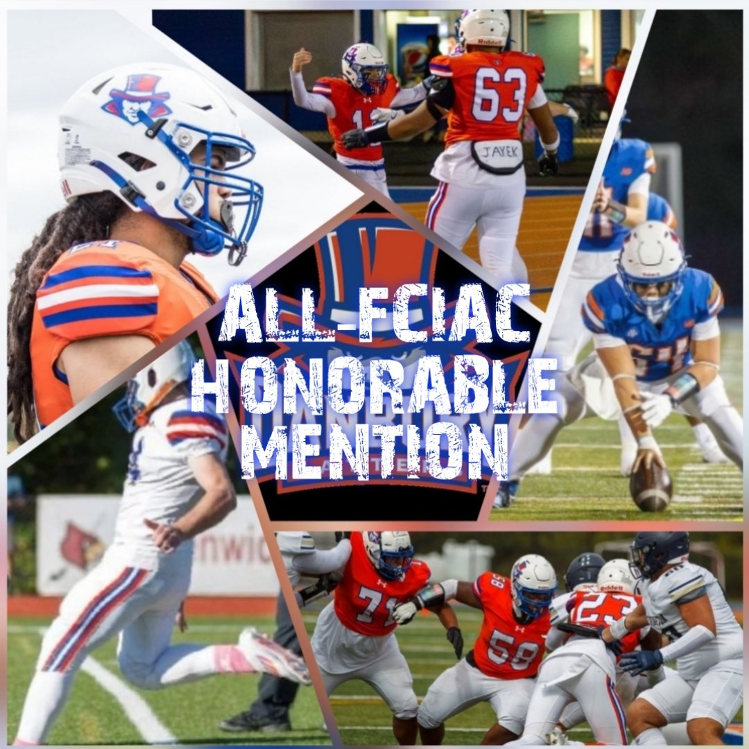 Congratulations to our ALL-FCIAC Honorable Mention recipients 
🏅Joel Ochoa - TE/WR
🏅Max Hinh - C
🏅Ethan Phuong - G
🏅Justin Barker - DT/OL
🏅CJ Fitzpatrick - P
#TheHatterWay