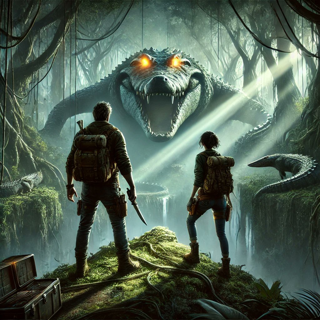Crocodile_coin's tweet photo. Eva and Daniel realized they would need more than courage to move forward: they would need intelligence, luck, and perhaps even a touch of the supernatural. https://t.co/4sF5NcuYae