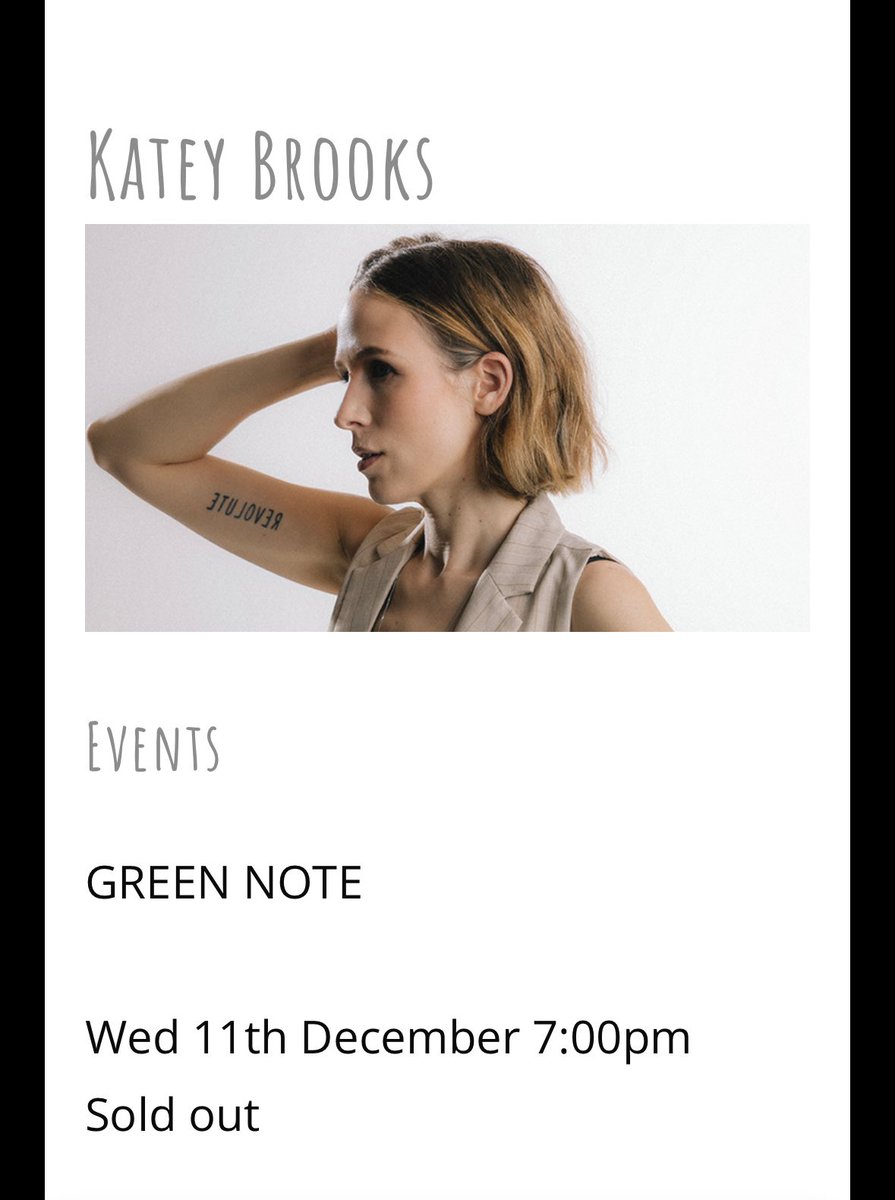 Tomorrow night in London is sold out folks. Can’t wait to see you! ❤️