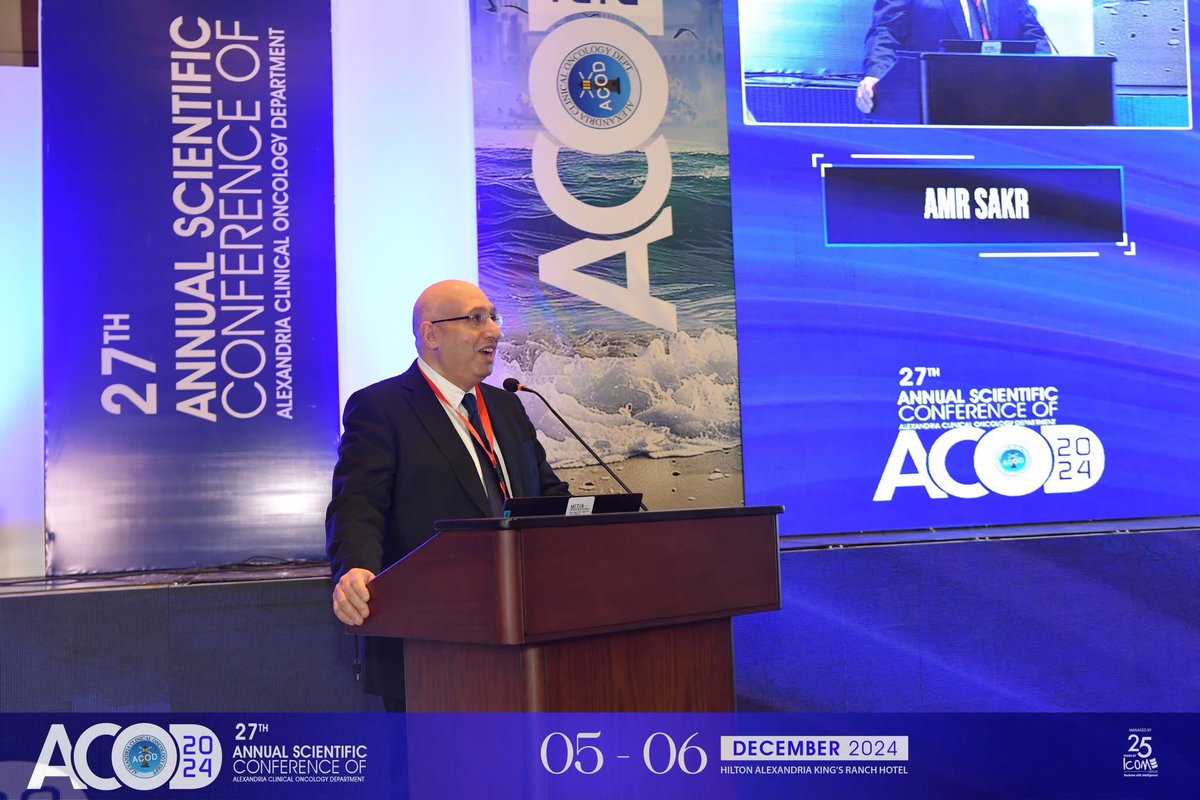Dr_Amr_Sakr's tweet image. The 27th conference of Alexandria Clinical Oncology Department. #ACOD
